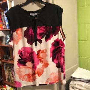 Calvin Klein plus size 1X multi color sleeveless